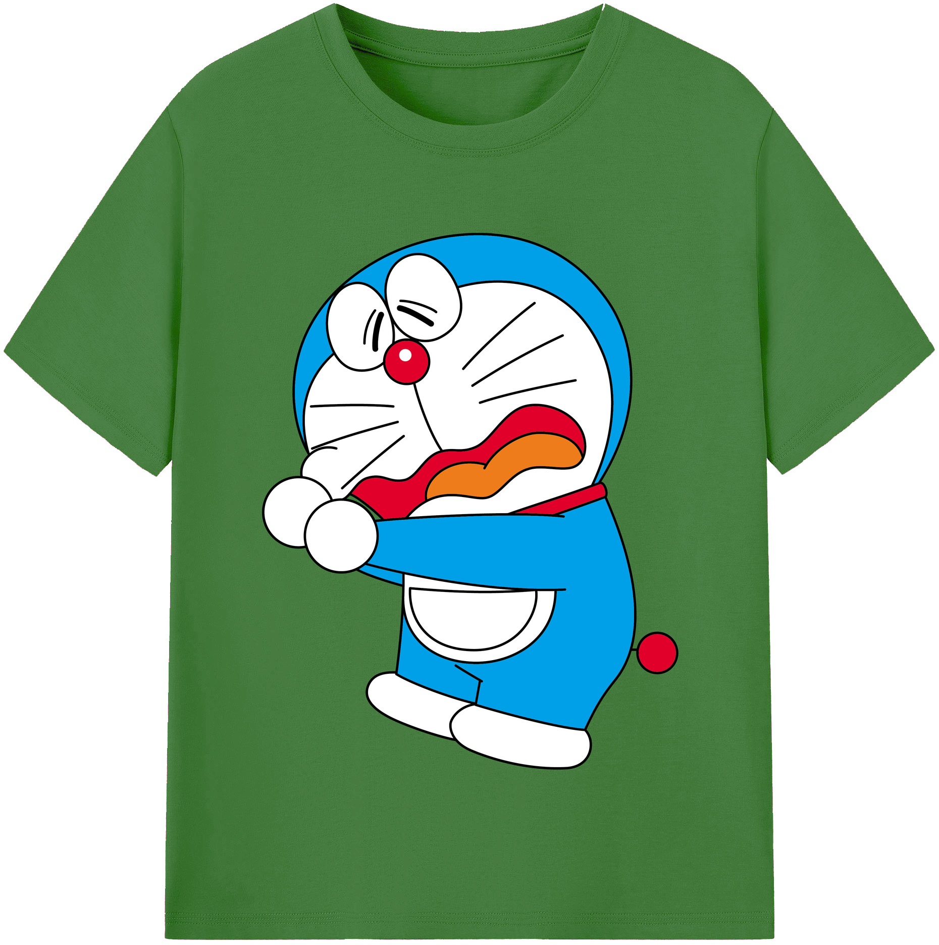 （画像用） ドラえもん Doraemon レディースカジュアルプリントTシャツ（綿100％）